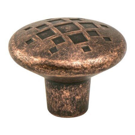 Berenson Berenson 7117-1RC-C 1.312 in. dia. Overture Knob with Rustic Copper 7117-1RC-C